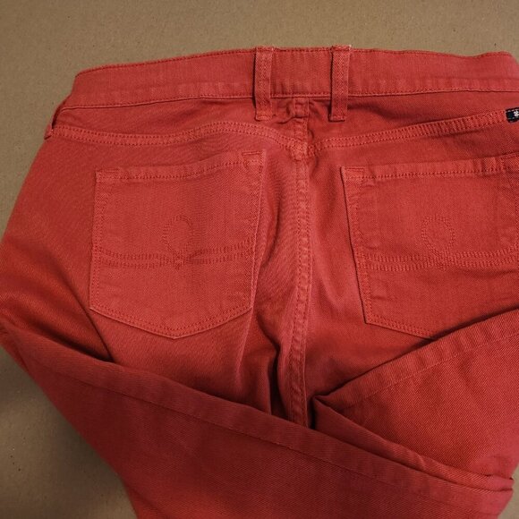 Lucky Brand Sofia Skinny Red Denim Jeans Women’s Size 10/30 Ankle Very Nice! - Picture 12 of 14